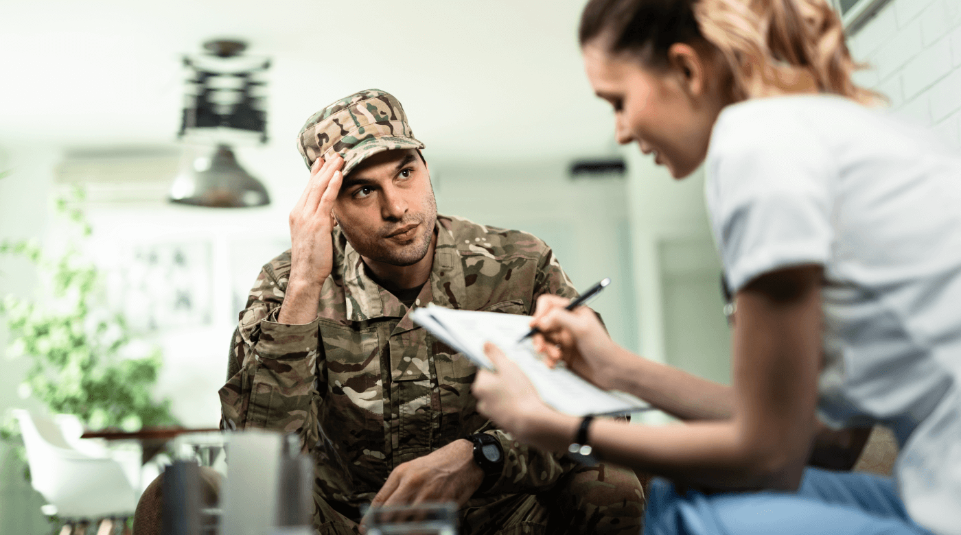 A soldier and a fitness-for-service exam