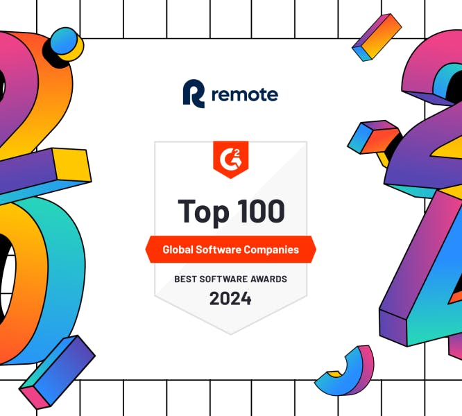 image about Remote wins big again at the G2 Best Software Awards 2024