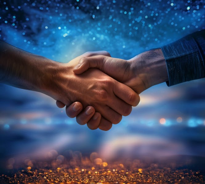 an image of two people shaking hands