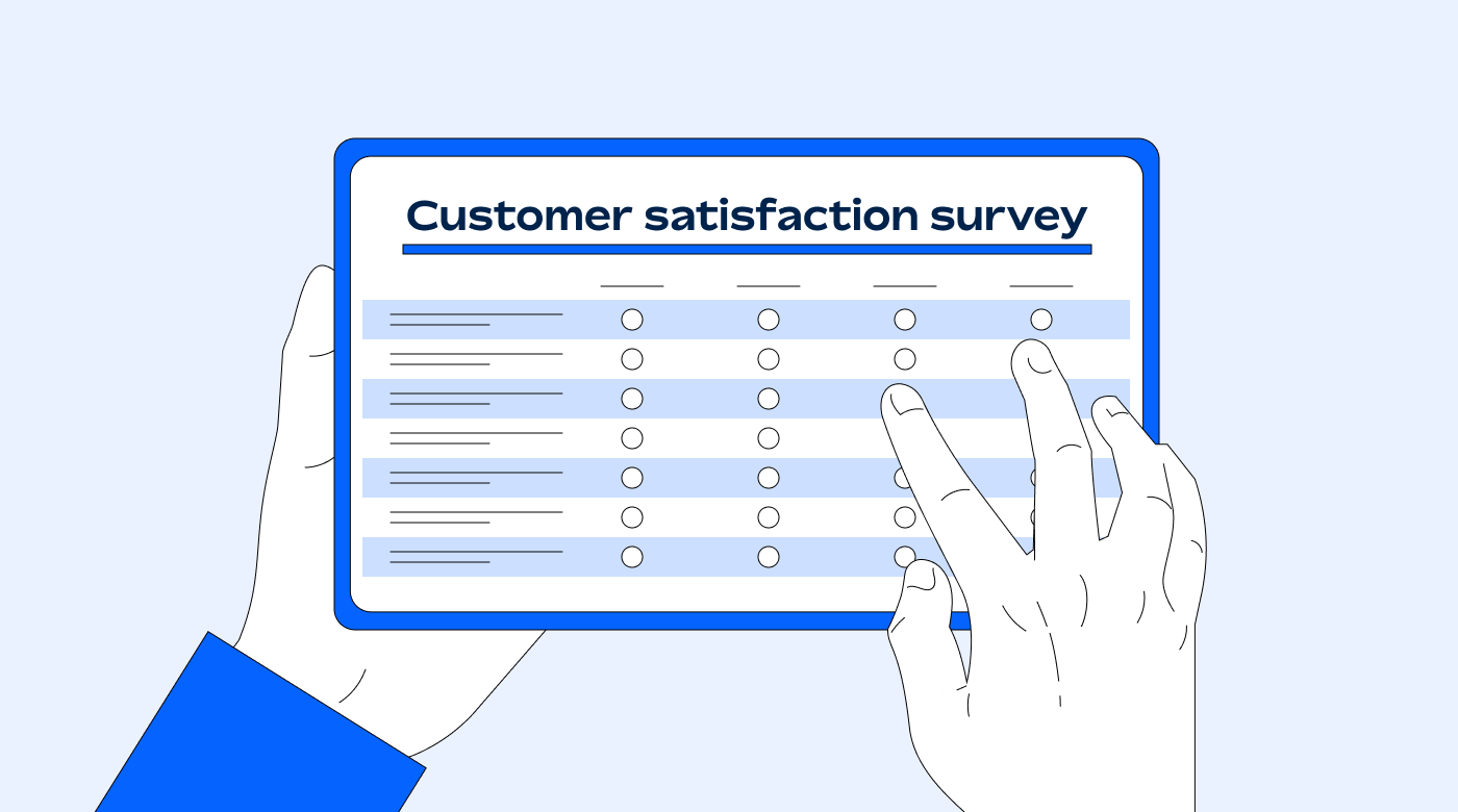 A customer satisfaction survey
