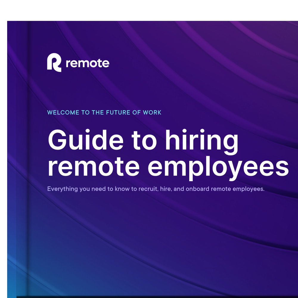 Remote guide to hiring remote employees.
