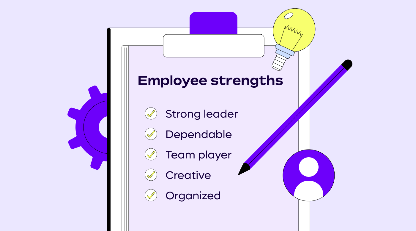 checklist of employee strengths