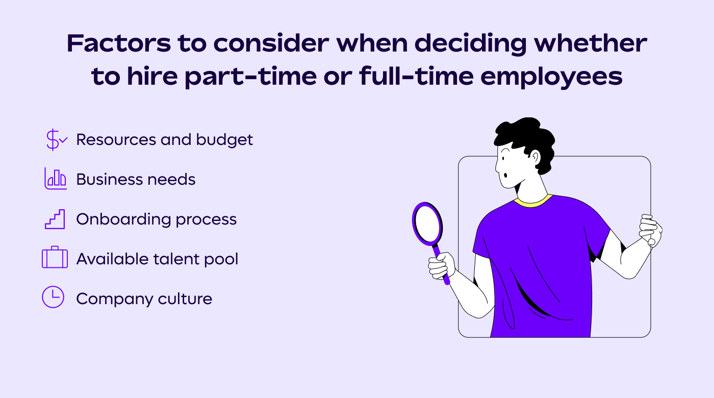 How to choose part-time or full-time