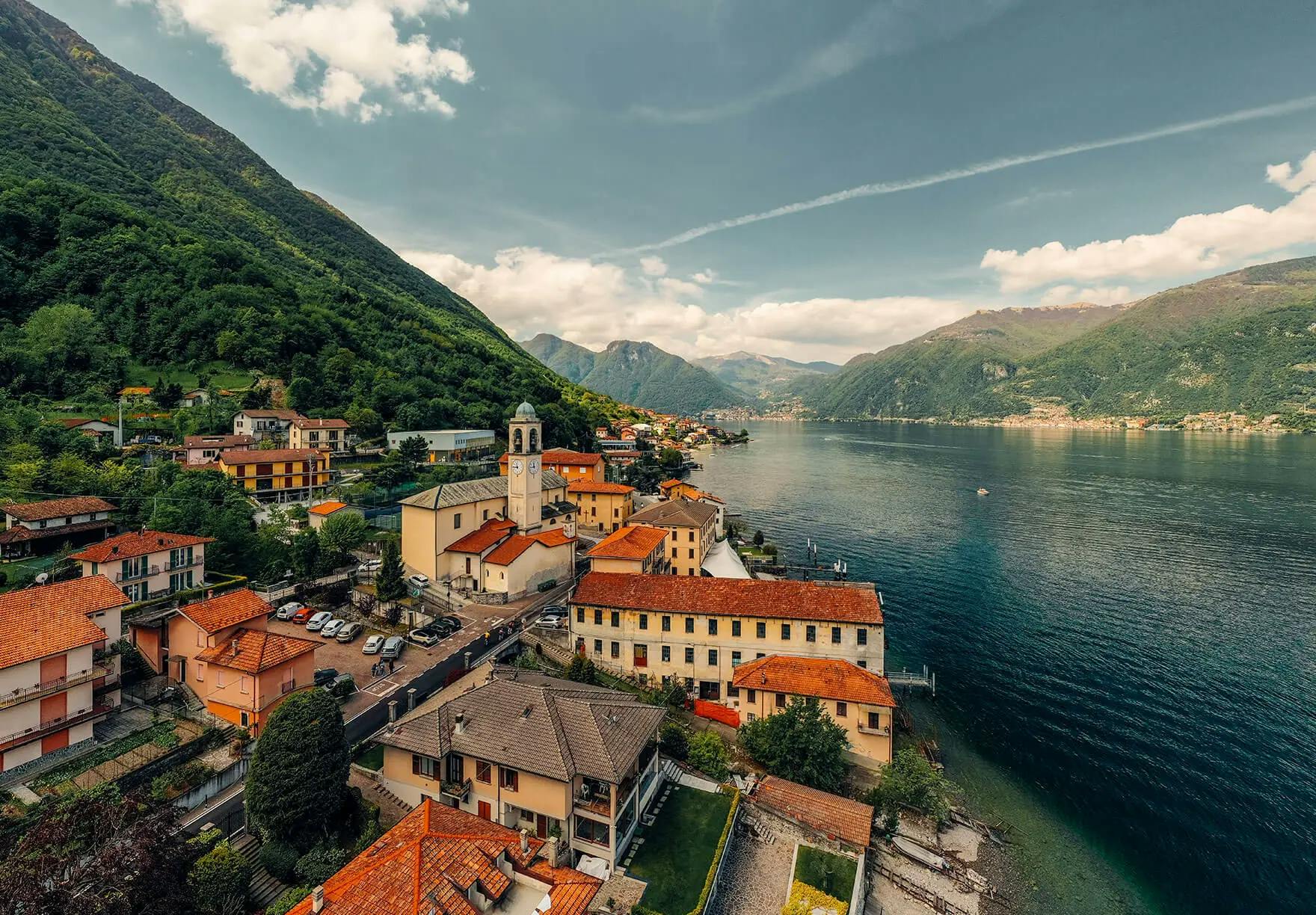 An image of Lake Como in Italy