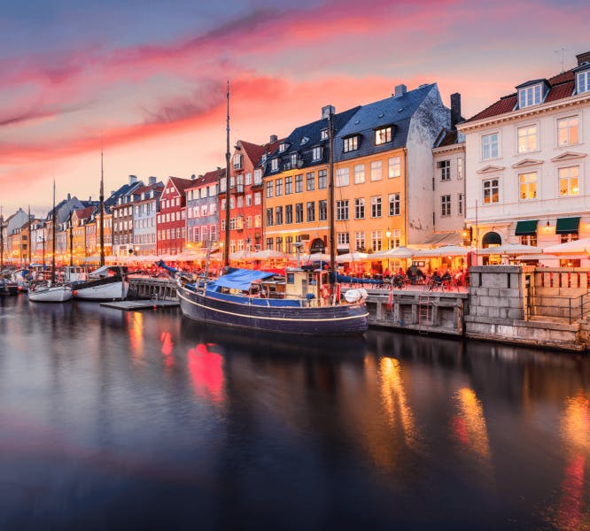Seaside town in Denmark