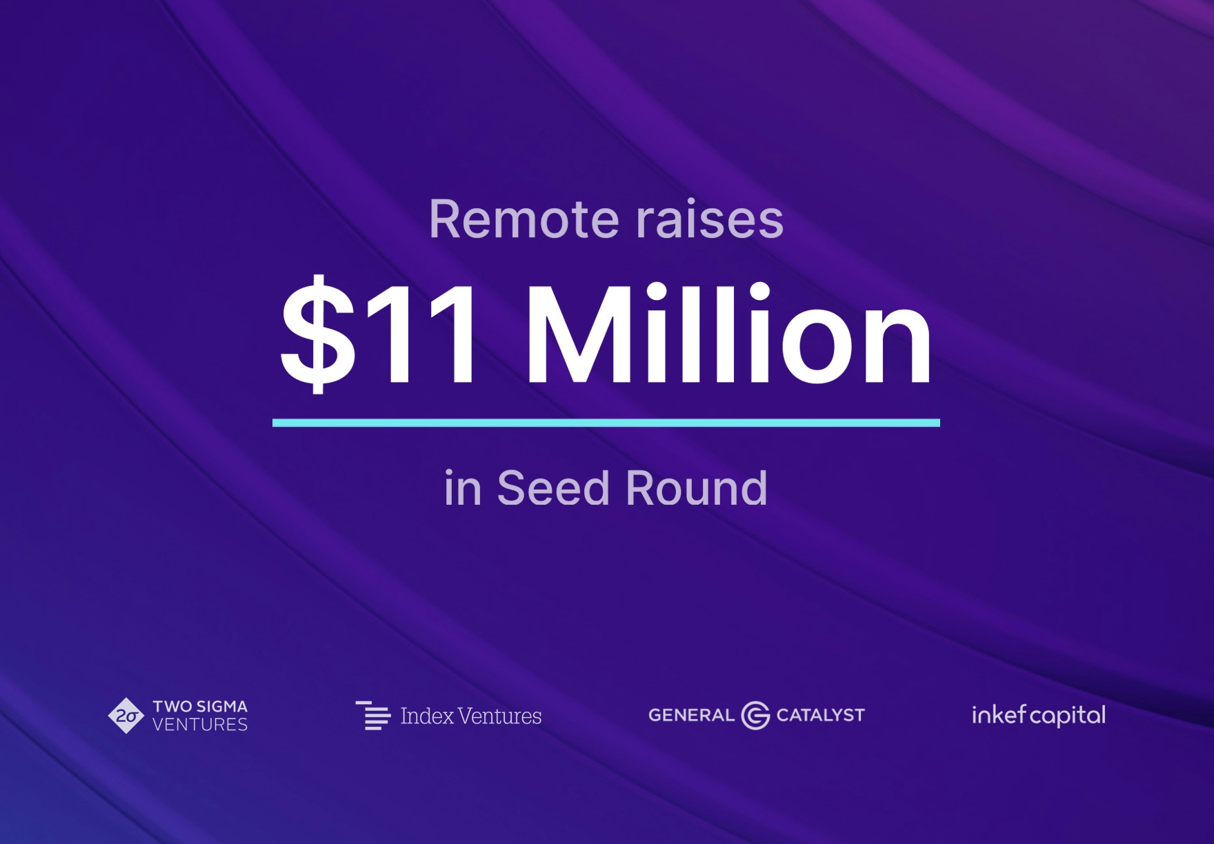 $11 million seed round